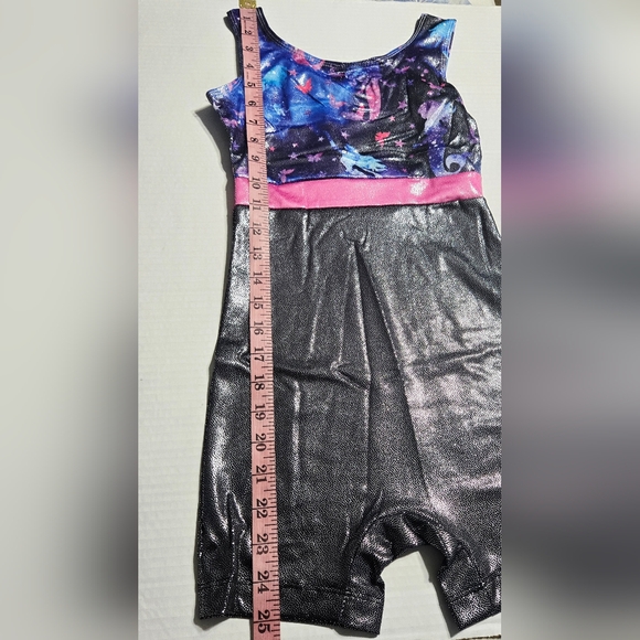 Girls Gymnastics Leotards‎  Unitard Biketard Clothes Cute Tumbling 9/10 - Picture 8 of 8